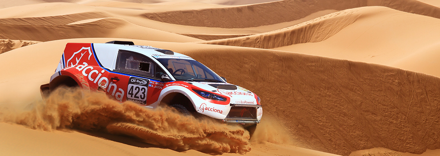 El reto del primer coche 100% renovable en los rallies